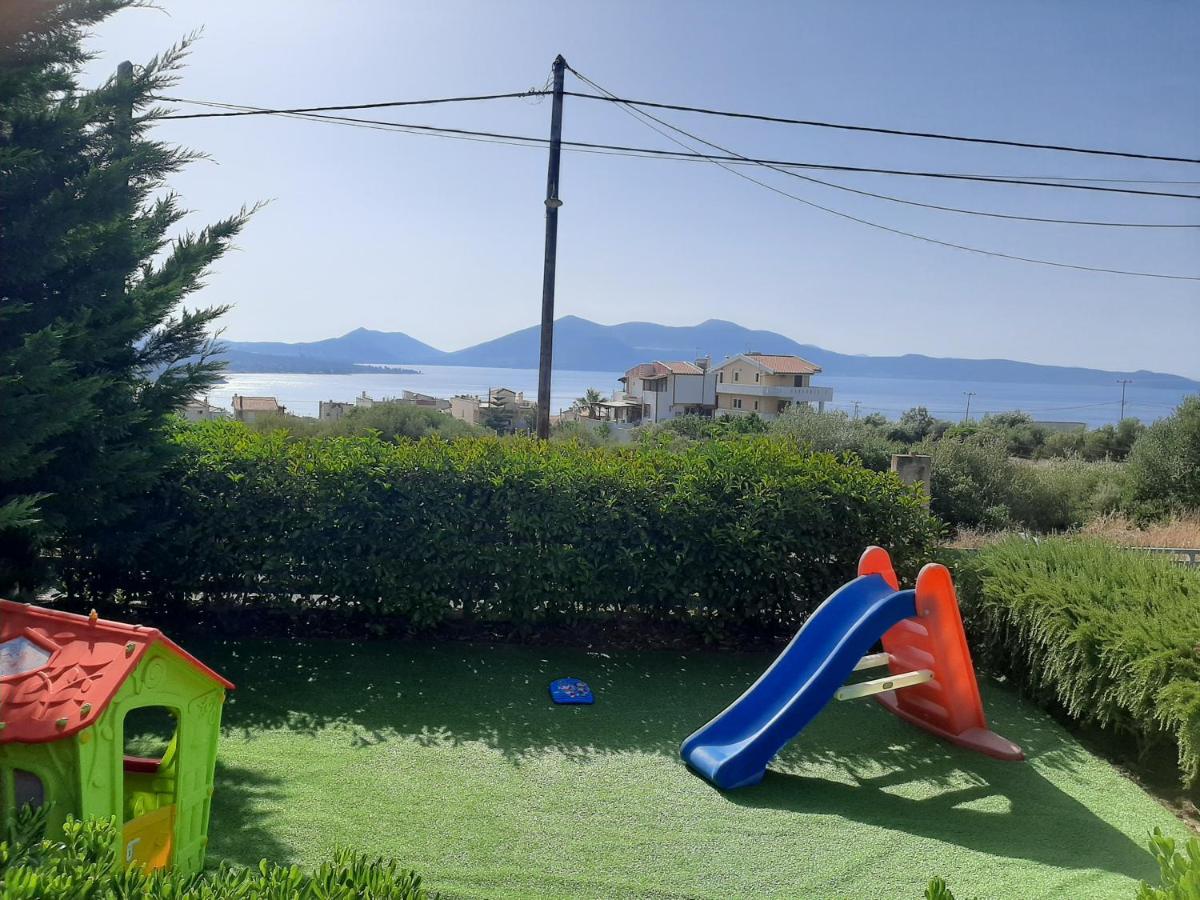 Aliveri Flat With Sea View Bagian luar foto