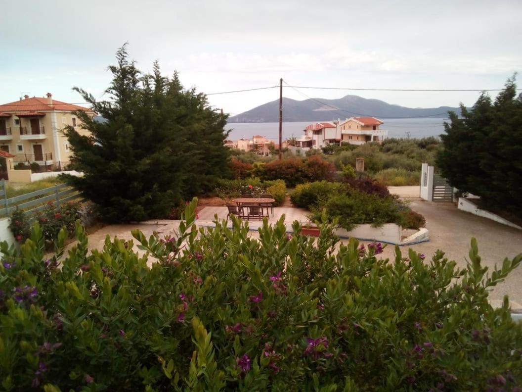 Aliveri Flat With Sea View Bagian luar foto
